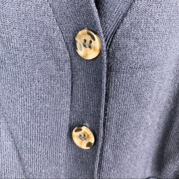 H&M Navy Long Length Cardigan Sweater S - Picture 4 of 11